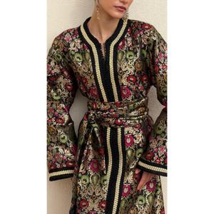 High Quality Handmade Vintage-cut Brocade <b>Kaftan</b> Inspired By Ancestral Silhouettes For The Most Couture Allure For Women - Product Image 5