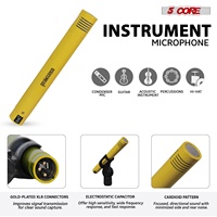 Kit de micros de batterie professionnels 5 cœurs, 9 pièces, entièrement métalliques, pour Tom, Caisse claire et Cymbales, filaires XLR, avec clip, pour batterie