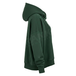 เสื้อฮู้ดสำหรับผู้หญิงโอเวอร์ไซส์ผ้านิ่มทันสมัย - Product Image 5