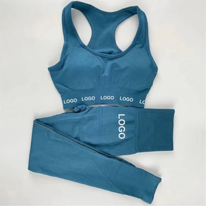 Conjunto de yoga sublimado para mujer, sujetador deportivo y leggings, conjuntos de yoga, ropa deportiva, trajes de fitness - Product Image 2