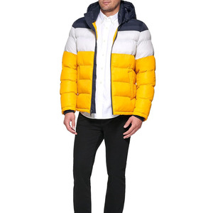 Hot Selling Customized Breathable Eco-Friendly Windproof Men's Streetwear Puffer <b>Jacket</b> with Front Logo for Winter - Product Image 3