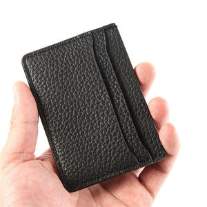 Cartera de Cuero Genuino con Logotipo Personalizado en Relieve, Diseño Personalizado al por Mayor - Product Image 1