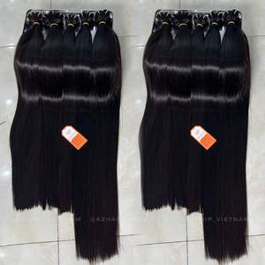 Extensiones de cabello Remy vietnamita 100% de alta calidad de trama recta de hueso súper dibujado doble grado 12A cabello humano Real - Product Image 4