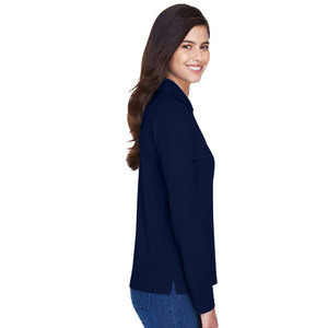 Camiseta de Manga Corta para Mujer, Color Azul Marino, Tejida, Estampada, Estilo Casual, Largo Regular, 100% Poliéster, Ecológica, de Secado Rápido - Product Image 4