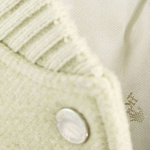 Relaxed Fit Patchwork Letterman Jacket <b>Crafted</b> For Contemporary Fashion Winter Jacket For Casual Styling - Product Image 3