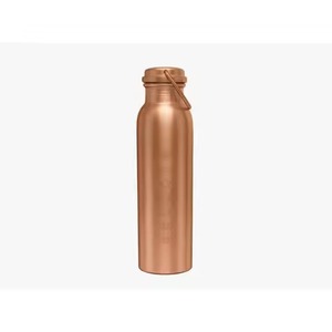 Modern Design <b>Copper</b> <b>Drinking</b> <b>Bottle</b> Stylish Water Storage for Gym Office Travel Daily Use - Product Image 1