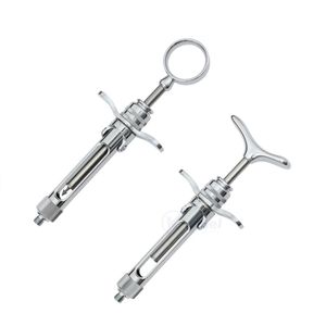 Jeringa Dental de Aspiración con Anillo para Dedo, Profesional, de Acero Inoxidable, Reutilizable, Instrumento de Inyección de Precisión - Product Image 5