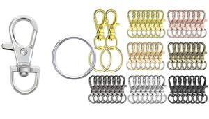 Carabiner Keychain <b>Key</b> Holder Clip Lightweight Durable Iron Waterproof <b>Key</b> <b>Ring</b> for Outdoor Travel and Daily Use - Product Image 3
