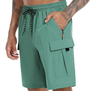 Shorts cargo pour hommes à prix abordable, shorts de travail personnalisés, service OEM en gros, shorts cargo de sport respirants et à séchage rapide - Product Image 1