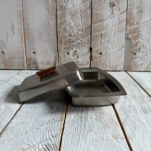 Metal Butter <b>Storage</b> Container with Cover for Fridge & Countertop - Product Image 1