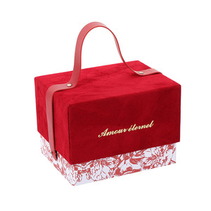 Caja de Regalo de Boda Personalizable con Dulces de Rafia. Caja de Regalo de Alta Gama con Forma Rectangular - Product Image 5