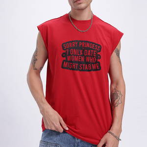 T-shirt sans manches pour hommes, débardeur de sport de qualité supérieure, tissu respirant à séchage rapide, design confortable et flexible pour l'entraînement en salle de sport - Product Image 5