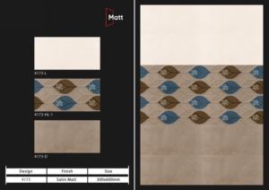 กระเบื้องเซรามิกเนื้อแมตต์คุณภาพพรีเมียม ขนาด 30x60 ซม. ออกแบบมาเพื่อการตกแต่งภายในที่หรูหรา ให้ความแข็งแรงที่เชื่อถือได้และพื้นผิวเรียบเนียนเป็นธรรมชาติ - Product Image 4