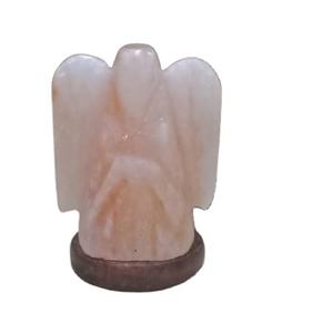 Lámparas de Sal NSLT USB con Diseño de Flores Talladas en Material Orgánico de Pakistán - Product Image 1