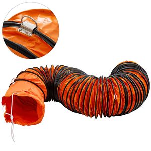 ท่อพีวีซี25ft ยืดหยุ่น HVAC ท่อคอมโพสิตสำหรับ10นิ้วยูทิลิตี้พัดลมระบายไอเสีย - Product Image 1