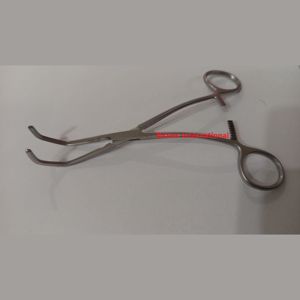 คีมดึงหลอดเลือดแบบโค้ง DeBakey ทำจากสแตนเลสสตีล ยี่ห้อ BISONS สำหรับการผ่าตัดหลอดเลือดแบบไม่ทำลายเนื้อเยื่อ ได้รับการรับรองมาตรฐาน CE และ ISO13485 - Product Image 1