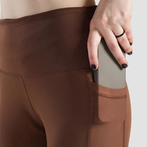 Leggings Deportivos Casuales Transpirables de Cintura Media para Mujer, de Secado Rápido, Ecológicos, Sin Costuras, para Entrenamiento - Product Image 4