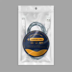 Cable USB 2.0 Premium con Carcasa Metálica y Trenzado de PVC/Nylon para Coche, Teléfono Móvil, Tablet, Computadora - Carga y Sincronización con Conductor de Cobre Estañado - Product Image 2