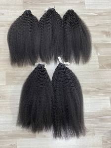Extensiones de cabello humano vietnamita sin químicos, recto, doble estirado, cutícula alineada, tejido de cabello al mejor precio para mujeres negras - Product Image 6