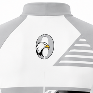 Ensemble maillot et short de cyclisme gris clair et blanc, manches courtes, fermeture éclair intégrale, respirant, rembourré, pour la course à vélo, l'entraînement et les performances sportives - Product Image 5