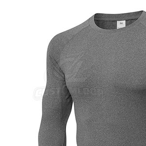 Chemises de compression respirantes pour hommes, personnalisables, avec coutures renforcées, pour entraînement intensif quotidien - Product Image 4