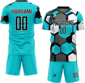 Long Sleeve Soccer Uniform Men Adult Jersey Breathable <b>Polyester</b> Moisture Wicking Custom Team Logo Number OEM Wholesale - Product Image 1