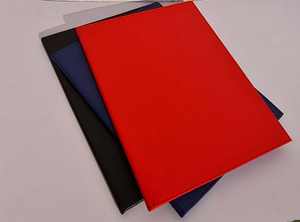 <b>A4</b> Size Smooth PU Leather Diploma Cover Non-Padded Certificate Holder in Multiple Colors Graduation Certificate Filing Product - Product Image 3