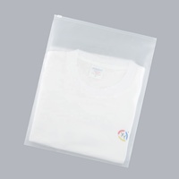 Sac à fermeture à glissière en plastique givré mat imprimé RTS pour vêtement t-shirt maillots de bain vêtements et chaussures