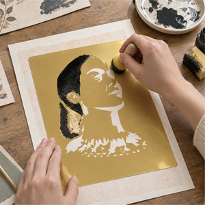 Pochoir artistique réutilisable en plastique PET pour la peinture et l'artisanat. - Product Image 2