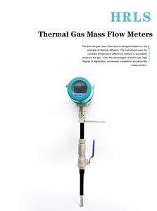 デジタルステンレス鋼LPGインライン熱ガス質量流量計LCDディスプレイOEMカスタマイズ可能な気流センサー - Product Image 2