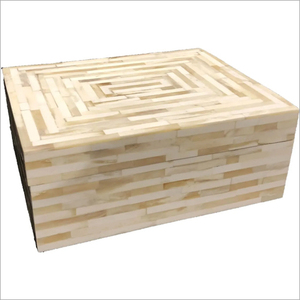 Classic Mother of Pearl Inlay Jewelry <b>Box</b> Handmade <b>Floral</b> Bone Inlay Decorative <b>Box</b> Wholesale Vintage Wooden Keepsake Organiser - Product Image 5