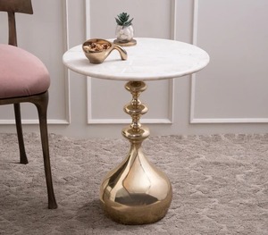 Style unique, nouvelle table basse et table d'appoint en aluminium poli brillant, design moderne artisanal pour la décoration de la maison - Product Image 6