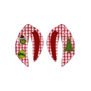 Accessoire de mode tendance pour femme, fait main, avec perles en forme d'arbre de Noël, pour les fêtes, accessoire de cheveux, design perlé personnalisé et tendance - Product Image 1