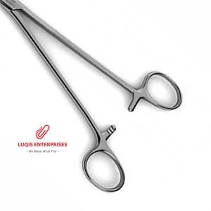 Pinza Renal Guyon de Doble Curvatura, Pinza Renal Quirúrgica de Acero Inoxidable, Instrumento Médico Quirúrgico - Product Image 3