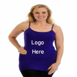 Camiseta sin mangas de encaje con cuello en V de algodón 100% para mujer, diseño personalizado, color sólido, gimnasio, Fitness, tejido Formal, secado rápido, respetuoso con el medio ambiente - Product Image 3