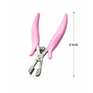 Pince professionnelle pour enlever les extensions de cheveux avec étui, usage en salon, poignée rose, prix d'usine OEM - Product Image 3