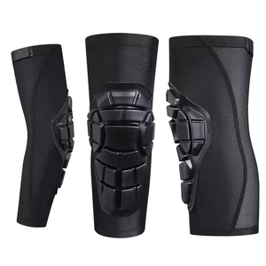 Genouillères de compression rembourrées segmentées personnalisées pour le basketball, le football, le volleyball – Protections longues anti-collision pour les articulations - Product Image 1