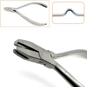 Alicate para Doblar Alambres de Ortodoncia Dental, Acero Inoxidable, Pinza para Formar Lazos en V, Instrumento Quirúrgico, Herramienta Manual - Product Image 1