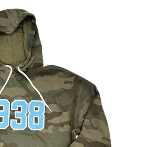Sweat à capuche camouflage en polaire douce, pull à manches longues, vêtement décontracté pour l'extérieur, streetwear, mode - Product Image 4