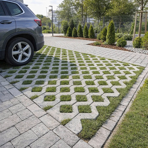 บล็อกปูพื้นหญ้าคอนกรีตแบบไม่เผา Navi House GTC-NVH-8L ดีไซน์ทันสมัย - Product Image 2