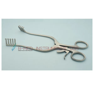 Retractor Travers de Grado OR, Autoretenible, con Puntas Cónicas 4x5, 8 Traversas, Gancho para Heridas, Instrumento Ortopédico, Instrumentos Dentales - Product Image 4