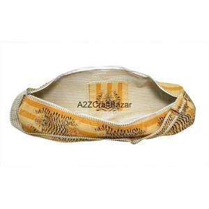 Bata Larga Informal para Mujer, Hecha a Mano en India, de Algodón, con Cuello en V, Estampado Floral, Transpirable, Lavable a Máquina, con Cierre de Cinturón - Product Image 5