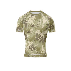 Premium Digital Print Spandex/Polyester Rash Guard Compression Shirt Long Sleeve Custom <b>Athletic</b> Apparel Factory Direct Supplier - Product Image 1