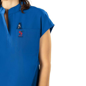 Solid Trader Premium Medical <b>Scrub</b> <b>Set</b> For Healthcare Staff Breathable Nursing Attire Everyday Comfort Hospital Uniform - Product Image 4