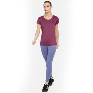 Leggings de yoga pour femme à taille haute, effet ventre plat, extensibles, respirants, sans coutures, ajustés, avec maintien de la cheville - Product Image 4