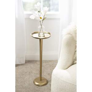 Elegant Accent Metal Drink <b>Table</b> For <b>Sofa</b> <b>Side</b> Placement With Premium Finish And Durable Decorative Structure - Product Image 2