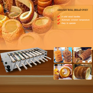 Multi-stick <strong>Chimney</strong> Cake Baking Equipment, Adjustable Heat Trdelnik Oven for <strong>Bakery</strong> and Caf&eacute; Use - Product Image 3