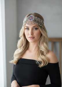 Coiffe vintage afghane Kuchi à prix compétitif, pièce unique, avec broderie de perles, pour mariage, fiançailles, fête - Product Image 5