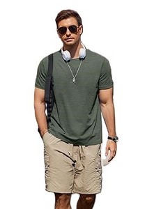 Vêtements pour hommes, vêtements décontractés, t-shirt uni, léger, t-shirt pour hommes de qualité supérieure, t-shirt élégant - Product Image 4