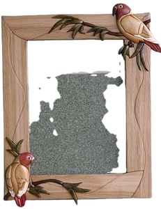 กรอบรูปทำจากไม้โบราณขนาดใหญ่กรอบรูปบาร็อคแกะสลักสีทองทำจากไม้กรอบรูปผ้าใบ - Product Image 3